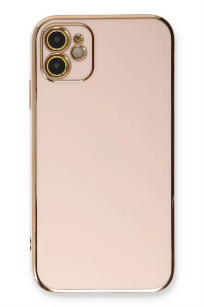 Apple iPhone 11 Kılıf Volet Silikon - Pembe