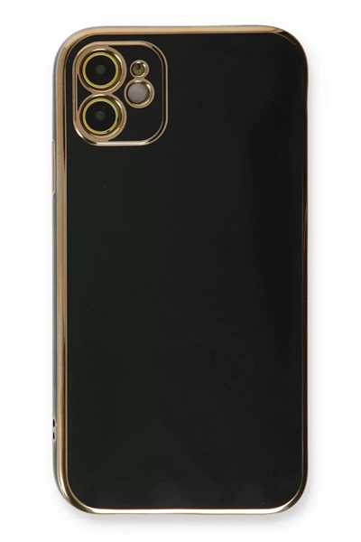 Apple iPhone 11 Kılıf Volet Silikon - Siyah