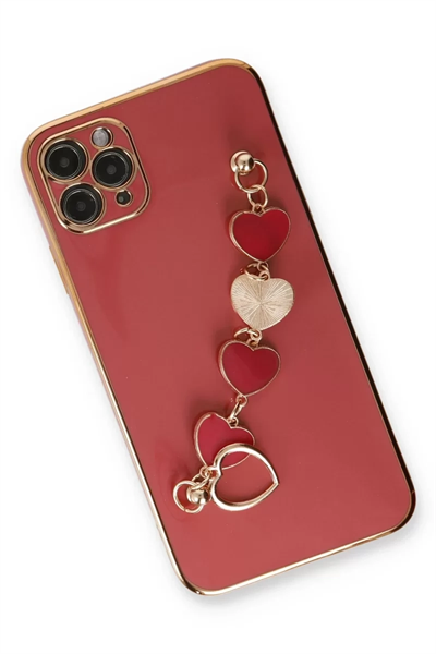 Apple iPhone 11 Pro Kılıf Esila Silikon - Kırmızı