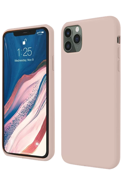 Apple iPhone 11 Pro Kılıf First Silikon - Rose Gold