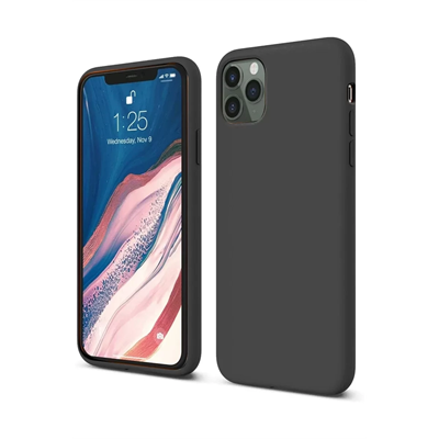 Apple iPhone 11 Pro Kılıf First Silikon - Siyah