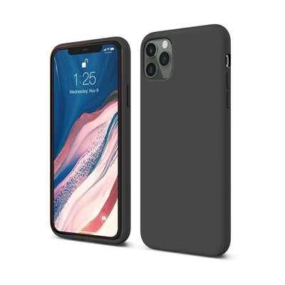 Apple iPhone 11 Pro Kılıf First Silikon - Siyah