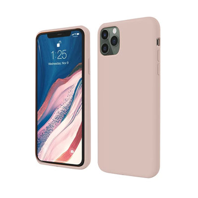 Apple iPhone 11 Pro Kılıf First Silikon - Rose Gold