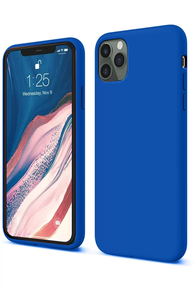 Apple iPhone 11 Pro Kılıf First Silikon - Mavi
