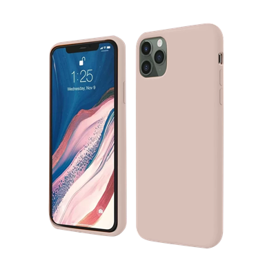 Apple iPhone 11 Pro Kılıf First Silikon - Rose Gold