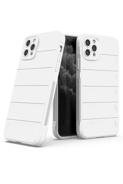 Apple iPhone 11 Pro Kılıf Optimum Silikon - Krem