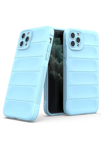 Apple iPhone 11 Pro Kılıf Optimum Silikon - Sky Blue