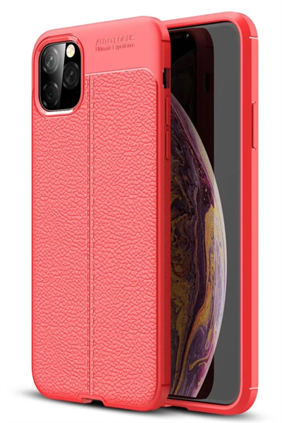 Apple iPhone 11 Pro Max Kılıf Auto Focus Kapak - Kırmızı