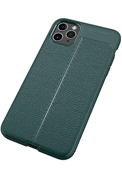 Apple iPhone 11 Pro Max Kılıf Auto Focus Kapak - Yeşil