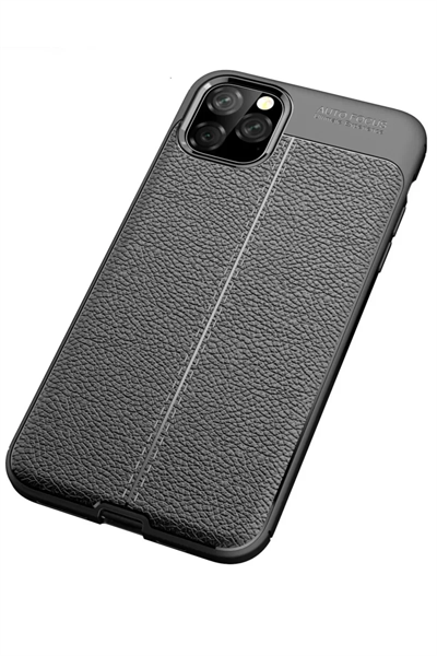 Apple iPhone 11 Pro Max Kılıf Auto Focus Kapak - Siyah