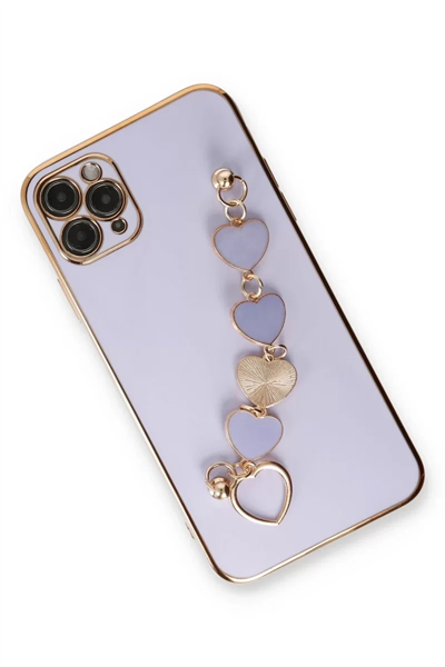 Apple iPhone 11 Pro Max Kılıf Esila Silikon - Lila