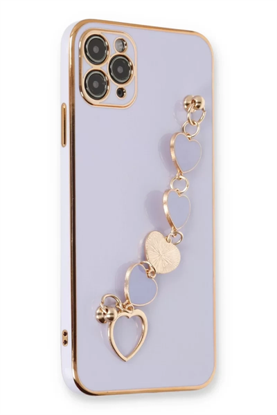 Apple iPhone 11 Pro Max Kılıf Esila Silikon - Lila