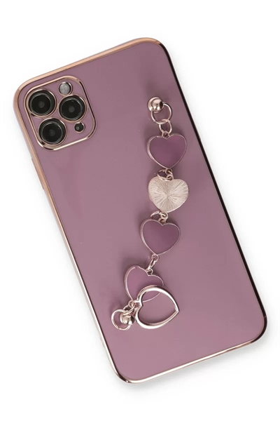 Apple iPhone 11 Pro Max Kılıf Esila Silikon - Mor