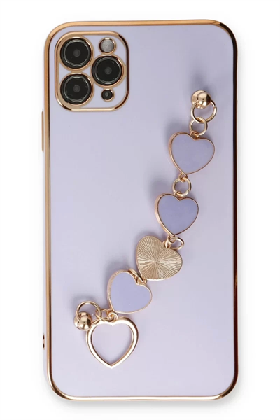 Apple iPhone 11 Pro Max Kılıf Esila Silikon - Lila