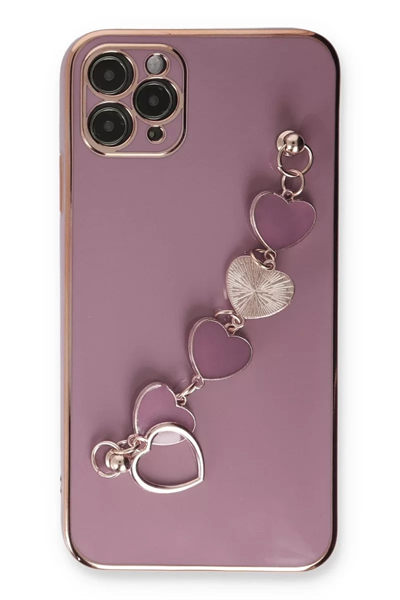Apple iPhone 11 Pro Max Kılıf Esila Silikon - Mor