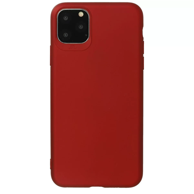 Apple iPhone 11 Pro Max Kılıf First Silikon - Bordo