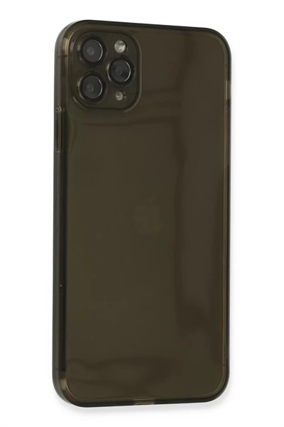 Apple iPhone 11 Pro Max Kılıf Fly Lens Silikon - Siyah