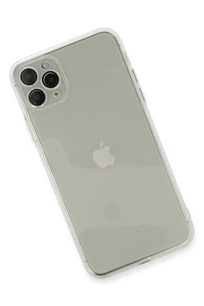 Apple iPhone 11 Pro Max Kılıf Fly Lens Silikon - Şeffaf