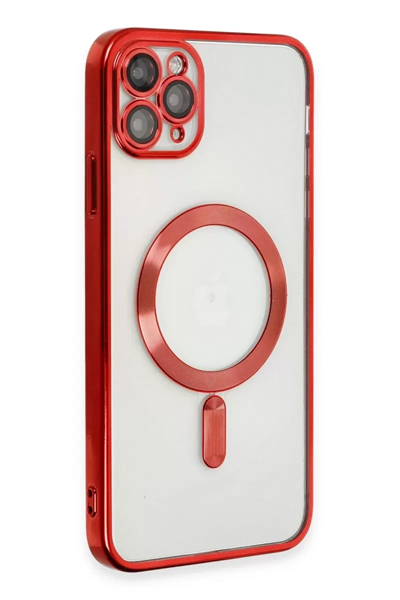Apple iPhone 11 Pro Max Kılıf Kross Magneticsafe Kapak - Kırmızı