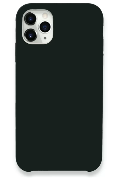 Apple iPhone 11 Pro Max Kılıf Lansman Legant Silikon - Koyu Yeşil