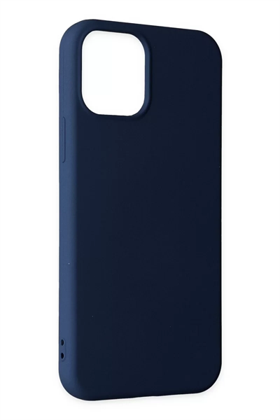 Apple iPhone 11 Pro Max Kılıf Nano içi Kadife Silikon - Lacivert