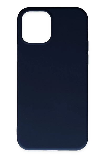 Apple iPhone 11 Pro Max Kılıf Nano içi Kadife Silikon - Lacivert