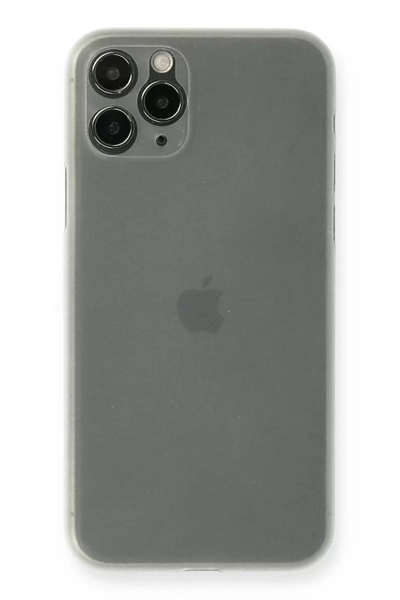 Apple iPhone 11 Pro Max Kılıf PP Ultra İnce Kapak - Beyaz