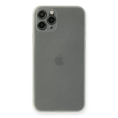 Apple iPhone 11 Pro Max Kılıf PP Ultra İnce Kapak - Beyaz