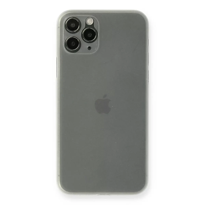 Apple iPhone 11 Pro Max Kılıf PP Ultra İnce Kapak - Beyaz