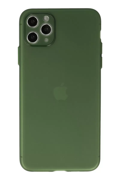 Apple iPhone 11 Pro Max Kılıf Puma Silikon - Yeşil