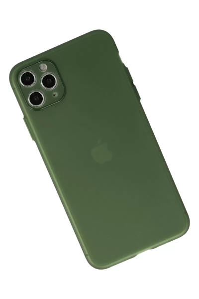 Apple iPhone 11 Pro Max Kılıf Puma Silikon - Yeşil