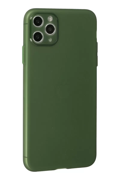 Apple iPhone 11 Pro Max Kılıf Puma Silikon - Yeşil