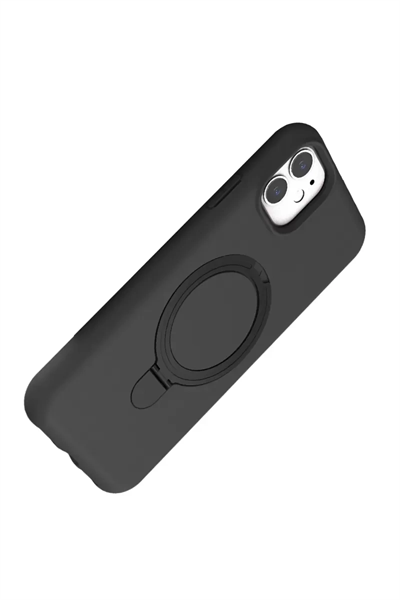Apple iPhone 11 Regal Magsafe Standlı Kapak - Titan Gri
