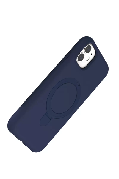 Apple iPhone 11 Regal Magsafe Standlı Kapak - Lacivert