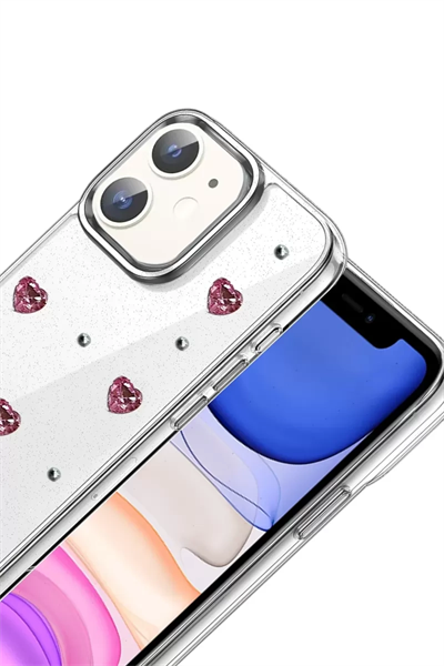 Apple iPhone 12 Fiyonk Desenli Kapak - Desen 3