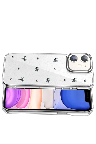 Apple iPhone 12 Fiyonk Desenli Kapak - Desen 1