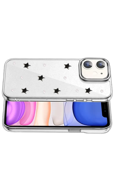 Apple iPhone 12 Fiyonk Desenli Kapak - Desen 7
