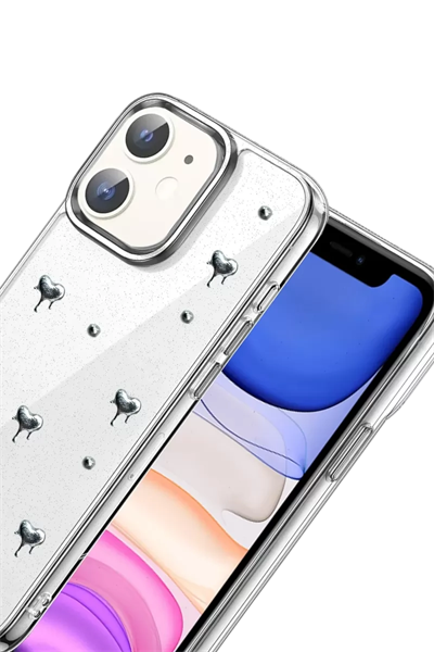 Apple iPhone 12 Fiyonk Desenli Kapak - Desen 1