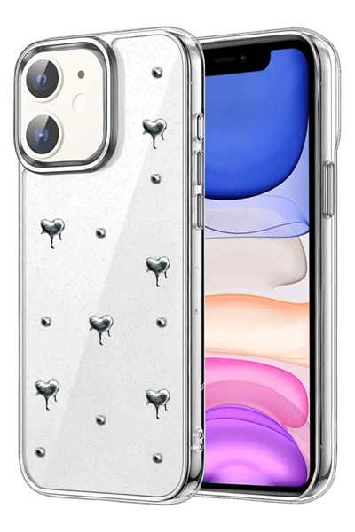 Apple iPhone 12 Fiyonk Desenli Kapak - Desen 1