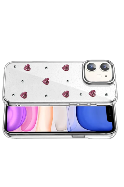 Apple iPhone 12 Fiyonk Desenli Kapak - Desen 3