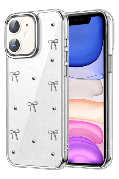 Apple iPhone 12 Fiyonk Desenli Kapak - Desen 5