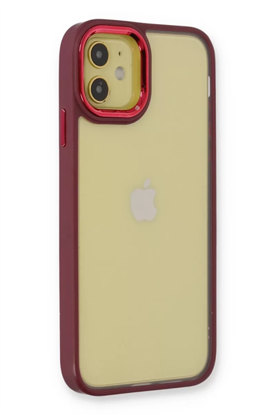 Apple iPhone 12 Kılıf Dora Kapak - Kırmızı