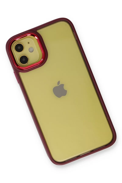 Apple iPhone 12 Kılıf Dora Kapak - Kırmızı