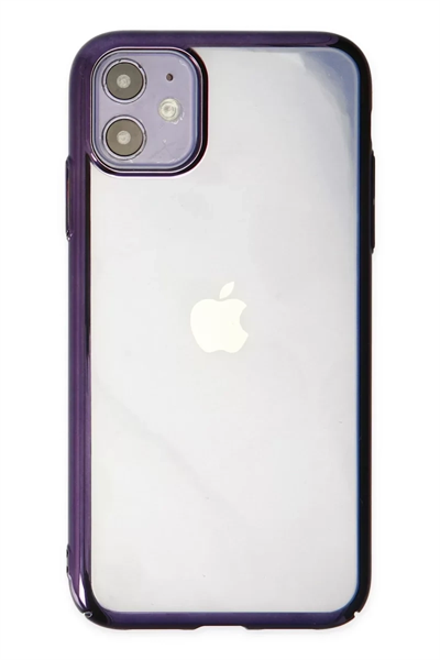 Apple iPhone 12 Kılıf Element Silikon - Mor