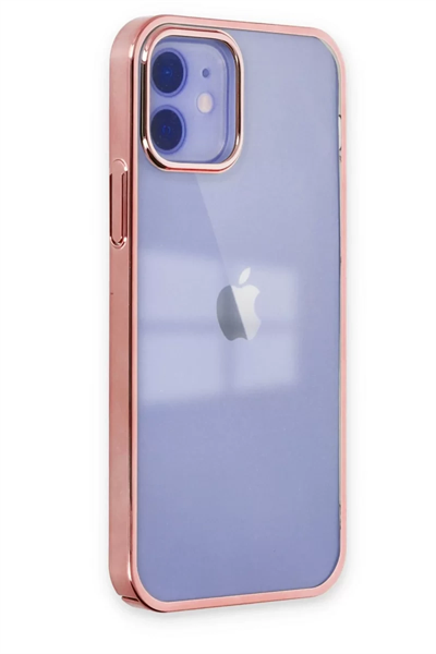 Apple iPhone 12 Kılıf Element Silikon - Pembe