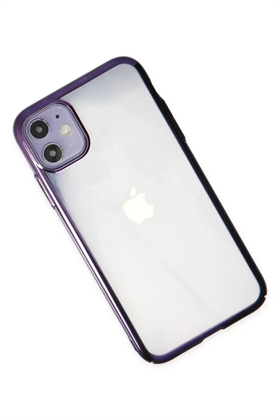 Apple iPhone 12 Kılıf Element Silikon - Mor