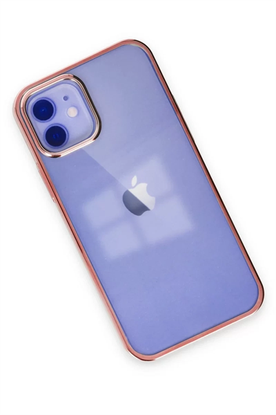 Apple iPhone 12 Kılıf Element Silikon - Pembe