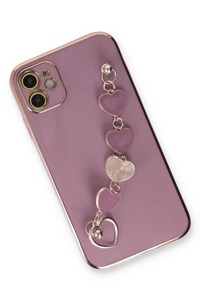 Apple iPhone 12 Kılıf Esila Silikon - Mor