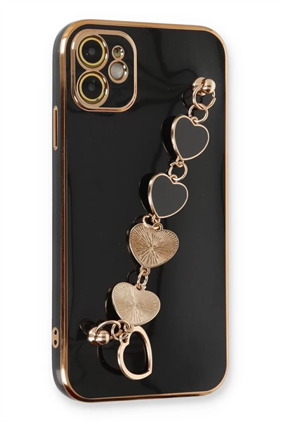 Apple iPhone 12 Kılıf Esila Silikon - Siyah