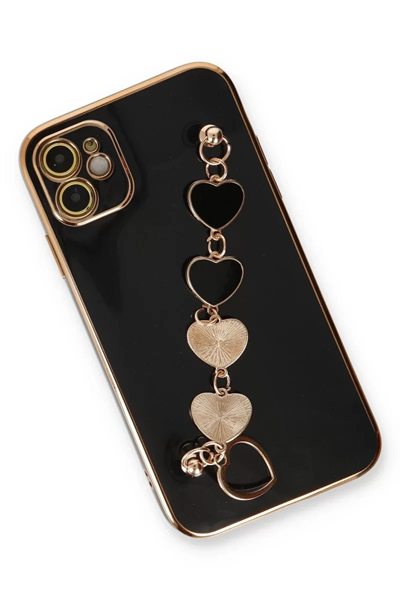 Apple iPhone 12 Kılıf Esila Silikon - Siyah